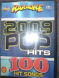 Chartbuster Karaoke 6 CDG SET- 2009 POP HITS 100 SONGS