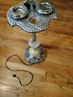 Vintage Art Deco Smoking Ashtray Stand with Base that Lights Up (working)