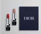 Dior Rouge Dior Mini Lipstick Set(999-Velvet& 100 Nude)