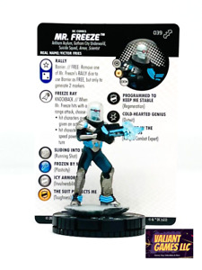 DC Heroclix Mr. Freeze #039 w/ Card Batman Team Up Set