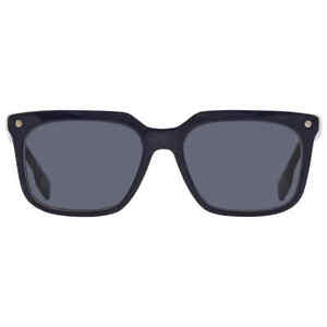 Burberry Carnaby Dark Gray Square Men's Sunglasses BE4337F 379987 56