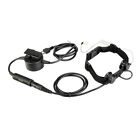 RETEVIS Adjustable Tactical Throat Mic with PTT Headset Airsoft for ICOM IC-F4S