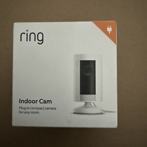 Ring Indoor (1st Gen) Compact Plug-In HD Security Camera W/Two Way Talk White