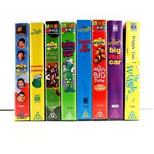 8x The Original Wiggles VHS Tapes Yummy Yummy Wake Up Jeff!