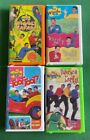 The Wiggles Lot of - Toot Toot Dance Party Wiggly World Safari VHS + FREE DVDs