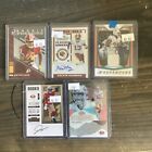 5 Card Football Lot- Numbered Cards, Patches,autos