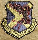 USAF AIR FORCE MILITARY PATCH 37th TACTICAL FIGHTER WING TFW subdued VINTAGE ORG