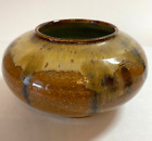 Vintage Studio Pottery Vase, Earthy Colors, Stamped