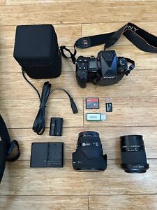 Sony Alpha a900 24.6MP Digital SLR Camera with Lens and Accessories