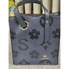 Fashion Bag. PU Leather Tote W/ Crossbody Strap in a Gorgeous Blue  NWOT