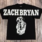 Zach Bryan Burn Burn Burn Tour Shirt Large Black Concert Promo Merch