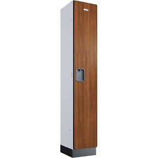 Global Industrial 1-Tier 1 Door Wood Locker 12