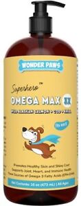 16 Oz Fish Oil For Dogs - OMG 3 For Dogs-Skin, Joint, Immune & Heart Health SALE