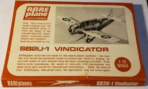 Rare Plane SB2U-1 Vindicator 1/72 Vacuform Kit