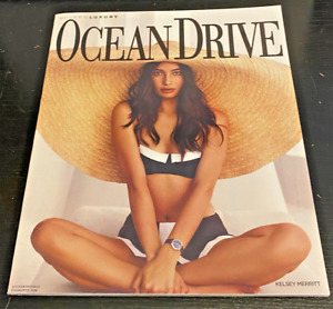 Ocean Drive Magazine October 2023 with Kelsey Merritt on The Cover Brand New