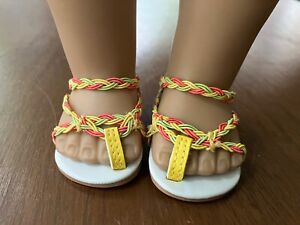 American Girl Doll Lea Clark Replacement Bahia Outfit Braided Sandals EXCELLENT!