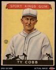 1933 Goudey Sport Kings #1 Ty Cobb  Tigers Baseball HOF 4 - VG/EX