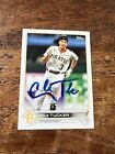 New ListingCole Tucker IP Signed Topps Card Autographed Pirates