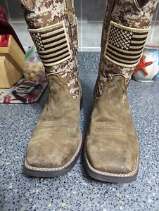 used mens western ariat boots 10.5