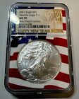 2021 $1 (P) Silver Eagle Type 1 Struck at Philadelphia NGC MS70. New Year. 🔥