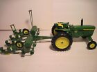 John Deere Farm Toy Tractor 3020 Diesel with Corn Planter  Ertl 1/16 OLD!
