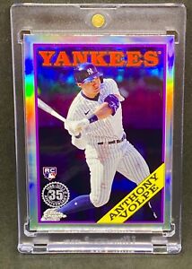 Anthony Volpe RARE ROOKIE REFRACTOR INVESTMENT CARD SSP TOPPS CHROME YANKEES