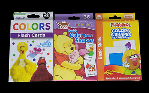 Educational Teaching Learning Flash Cards for kids with favorite characters