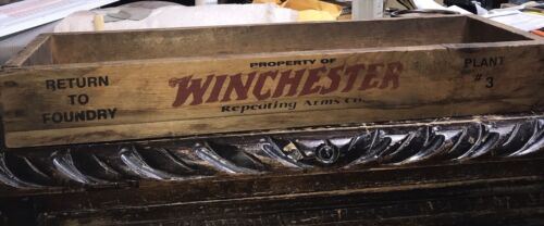 Winchester foundry Small Arms Ammunition Wooden Crate