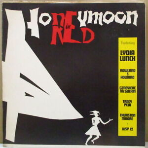 LYDIA LUNCH Honeymoon In Red (US Test Press.LP Test Iner Tes