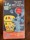 Blues Clues ABC's and 123's (VHS 1999) Nick Jr Nickelodeon Steve SEALED NEW VHS