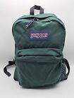 Vintage Jansport 90's Backpack Day Pack USA Made Green - Excellent Condition