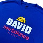 New Balance Baseball David Sunflower Seeds Men's T-Shirt Blue • Small