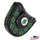 Cash Money Black MALLET Magnetic Putter Cover For Scotty Cameron Odyssey 2ball