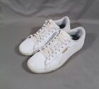 Puma Shoes Womens 8.5 White Leather Sneaker Low Top