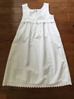Women’s POWELL CRAFT White Eyelet Nightgown Nightie One Size Excellent