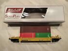 RIGHT OF WAY 3-RAIL TTX DOUBLE STACK CAR W/ GLUED INTERMODAL CONTAINERS O SCALE