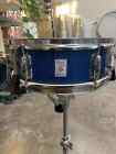 Black Jack Vintage MIJ 5  x 14  Blue Sparkle Snare Drum