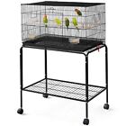 Yaheetech 47-inch Rolling Breeding Flight Bird Cages for Parakeets Budgies Fi...