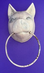 Pig Head with Ring Heavy Cast Iron Towel Holder SALE!