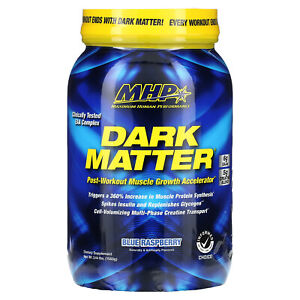 DARK MATTER, Post-Workout Muscle Growth Accelerator, Blue Raspberry, 3.44 lbs