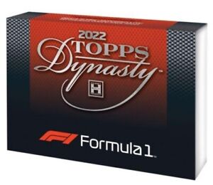 2022 TOPPS DYNASTY F1 FORMULA 1 HOBBY Box Factory Sealed Brand Trading Card New