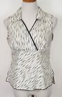 Cato Womens Sleeveless Top Size L Pullover V Neck Empire Waist Stretch