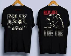 HOT SALE !! Billy Joel In Concert Music Tour 2024 Black T-shirt Size S-5XL