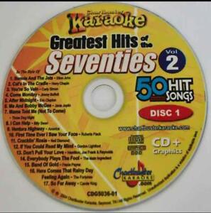 CHARTBUSTER SEVENTIES HITS KARAOKE CDG DISC MUSIC 5036-01 1970s oldies rock pop