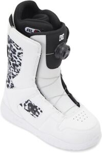 DC Women's 2024 PHASE BOA Snow Boots - White/Black Print - US Size 8.5 - NIB