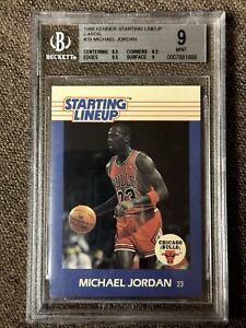 1988 Michael Jordan Kenner Starting Lineup Card#39 BGS 9 MINT Super RARE MJ Card