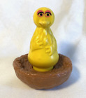 Vintage Fisher Price Little People Sesame Street Big Bird Figure With Nest