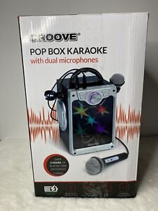 Karaoke Machine for Kids | with 2 Microphones | Bluetooth/AUX/USB | Pop Box