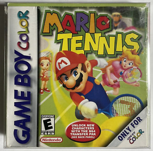 Mario Tennis (Nintendo Game Boy Color, 2001) GBC Complete in Box CIB, Tested
