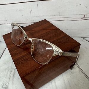 Vintage Cat Eye Glasses art craft 1 1/4 5 1/2 alum